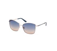 Guess Woman Guess GU00149 32W Sunglasses Metal Gold Blue Squared Normal