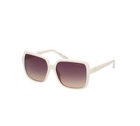 Guess Woman Guess GU00157 21B Sunglasses Injected White Smoke Squared Normal