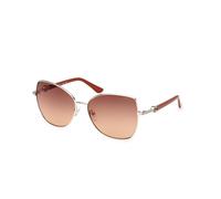 Guess Woman Guess GU00259 32F Sunglasses Metal Gold Brown Butterfly Normal
