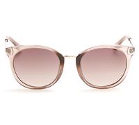 Guess Woman Guess GU7459 57F Sunglasses Injected Beige Brown Round Normal Shaded