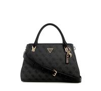 GUESS Women's Noelle Ii Luxury Satchel, Crossbody, Coal Logo, One Size