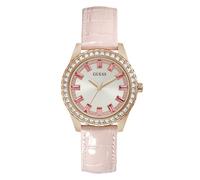 GUESS Women Analog Quartz Watch with Leather Strap GW0032L2