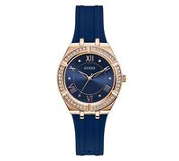 GUESS Women Analog Quartz Watch with Silicone Strap GW0034L4