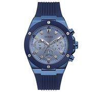GUESS Women Analog Quartz Watch with Silicone Strap GW0057G3