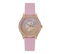 GUESS Women Analog Quartz Watch with Silicone Strap GW0530L4