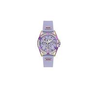GUESS Women Analog Quartz Watch with Silicone Strap GW0536L4