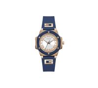 GUESS Women Analog Quartz Watch with Silicone Strap GW0555L4
