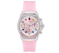 GUESS Women Analog Quartz Watch with Stainless Steel Strap GW0438L7