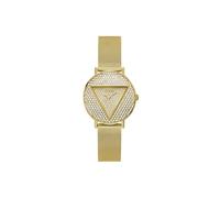 GUESS US Women's Gold-Tone Logo Analog Watch, Gold Tone, Modern