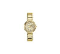 Guess GW0528L2 Women's Gold Crystal Flower Dial Gold Tone Watch