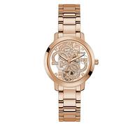 Guess Ladies Trend Clear 36Mm Watch - Glitz Dial With Rose Gold-Tone Stainless Steel Case & Bracelet