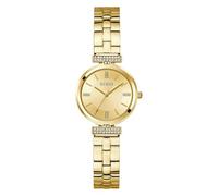 Guess Ladies' Stone Set Detail Gold Tone Bracelet Watch