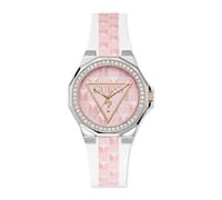 GUESS Women's Analogue Quartz Watch with Silicone Strap GW0834L2