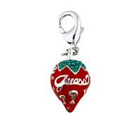 Guess Women charm base metal silver/red Strawberry UBC90911