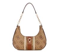 GUESS Women Erenia Top Zip Shoulder Bag, Milk Logo, One Size