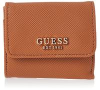 GUESS Women Laurel SLG Card & Coin Purse Bag, Light Cognac, One Size