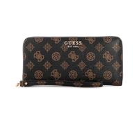 GUESS Women Laurel SLG Large Zip Around Wallet, Mocha Logo, One Size