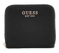 GUESS Women Laurel SLG Small Zip Around Wallet, Black, One Size