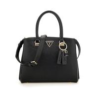 Guess Women Noelle Girlfriend Satchel Bag, Black, 34x26x13 cm
