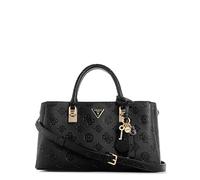 GUESS Women Tisha Girlfriend Satchel Folder, Black Logo, One Size
