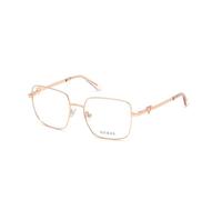 GUESS Women's 0 Sunglasses, Shiny Rose Gold, 53