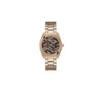 Guess Women's 40mm Watch, Rose Gold Tone/Rose Gold Tone/Chocolate Brown, Classic