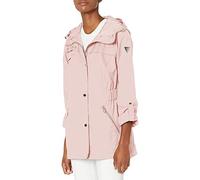 GUESS Women's Adjustable Long Sleeve Anorak Jacket, Pastel Pink, XL