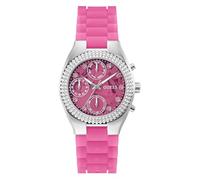 GUESS Women's Analog Quartz Watch with Silicone Strap GW0032L5