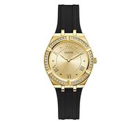 GUESS Women's Analog Quartz Watch with Silicone Strap GW0034L1