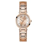 Guess Women's Analogue Quartz Watch Crystal Clear