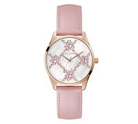 GUESS Women's Analogue Quartz Watch with Leather Strap GW0837L2