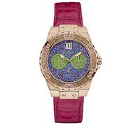Guess Womens Analogue Quartz Watch with Leather Strap W0775L4
