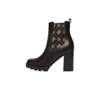 GUESS Women's Ankle Boots Polyurethane FLFNLLE10, dark brown, 5 UK