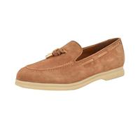 GUESS Women's Aryana Loafer, Medium Natural Suede 101, 3 UK