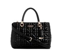 GUESS Women's Assia High Society Satchel, Top Handles, Black, One Size