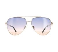 Guess Women's Aviator Gold Blue Gradient GF6140 Guess Gold One Size