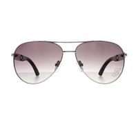 Guess Women's Aviator Silver Smoke Gradient GU7295 Guess Silver One Size