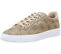 GUESS Women's Beckie Sneaker, Beige, 5 UK