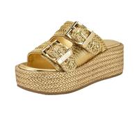Guess Women's Binks Sandal, Gold 710, 5 UK