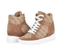Guess Women's Blairin Sneaker, Beige/Brown 110, 6.5 UK