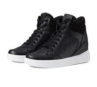 GUESS Women's Blairin Sneaker, Black Logo, 8 UK