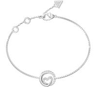 GUESS Women's Bracelet Iconique Collection. Bracelet made of steel and silver. Size: 14 mm. Reference is: JUBB05527JWRHS.