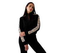 GUESS Women's Britney Full Zip Sweatshirt, Jet Black, S