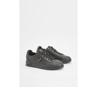 Guess Women's Britz Court Lace Up Trainers in Black | Size: 6 Guess Black 6