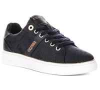 GUESS Women's Britz Lace Up Trainers Navy