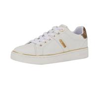 Guess Women's Britz Sneaker, White Logo 140, 8