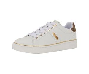 Guess Women's Britz, White Logo 140, 9 | Casual Shoes