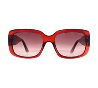 Guess Women's Butterfly Transparent Red Brown Gradient GF6167 Guess Red One Size