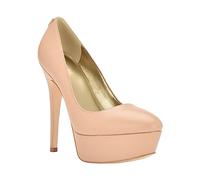 GUESS Women's Cador Pump, Light Natural, 5 UK
