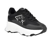 GUESS Women's Calebb Sneaker, Black, 3.5 UK